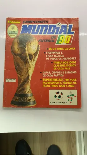 Álbum Copa de 90 - Relíquia - Tabela em Branco