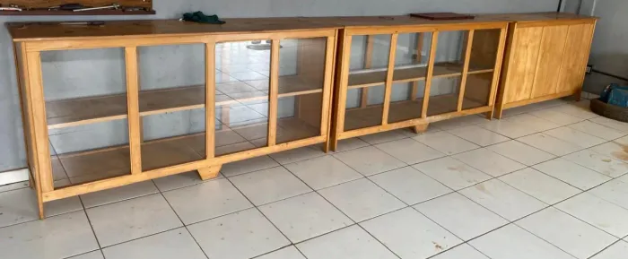 Balcão de vendas tipo vitrine 