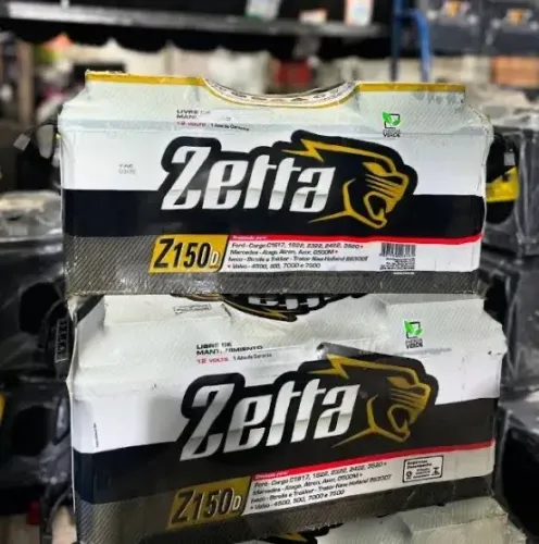 Bateria 150 Ah Zetta Fabricada pela Moura Usada boa com garantia semi nova