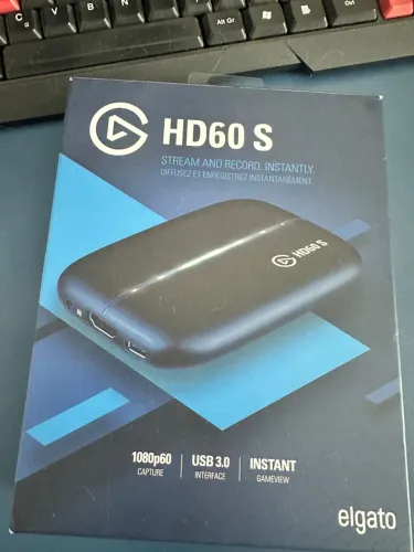 Placa de Captura Elgato HD60 S Externa para Streaming e Gravação de Vídeo
