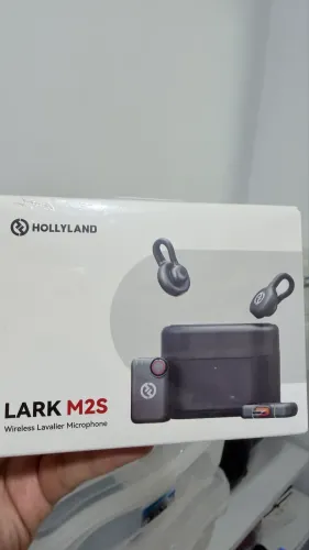 Microfone Hollyland M2S combo Usbc / lacrado