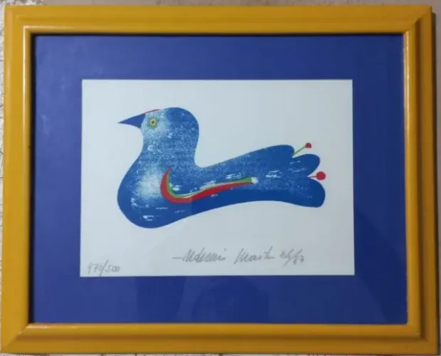 Gravura de Aldemir Martins - Quadro em serigrafia