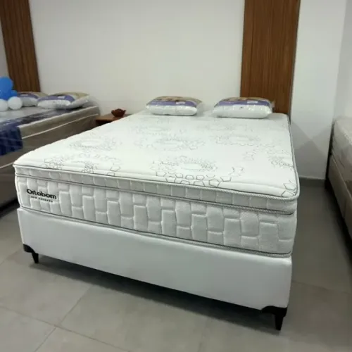 Cama Box QUEEN New Freedom Ortobom - Entrega Grátis p/Fortaleza - Consultar Regiões