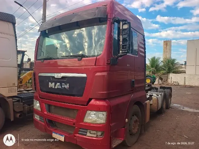 MAN TGX 2013/2014 Cor vermelho