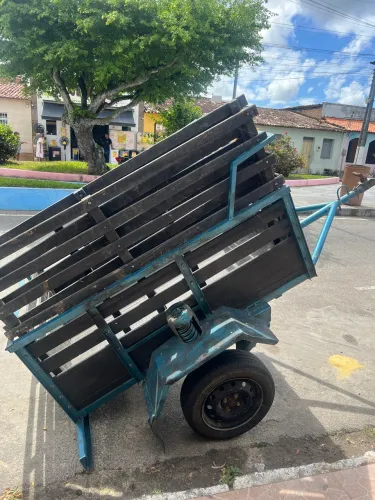 Reboque / Carretinha 1 Eixo Reforçada - Suporta até 2.200 kg
