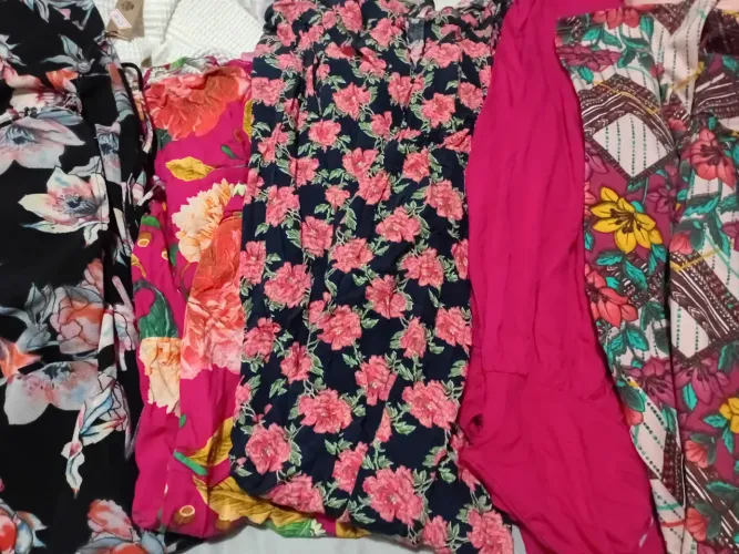 Lote de roupas femininas