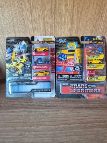 PACK COM NANO HOLLYWOOD RIDES TRANFORMERS