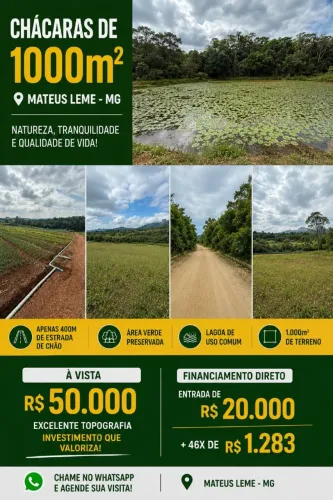 Chacaras rurais em mateus leme