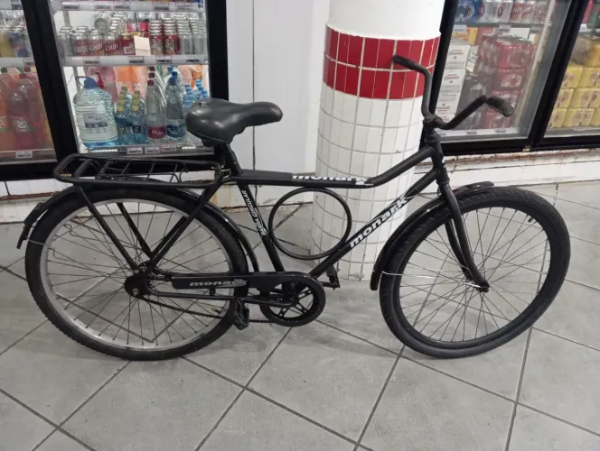 Bicicleta masculina barra circular