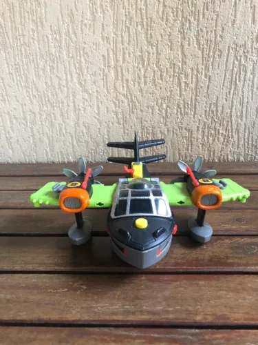 Avião Hidroavião de Resgate Imaginext - Fisher-Price (Original) - sem piloto