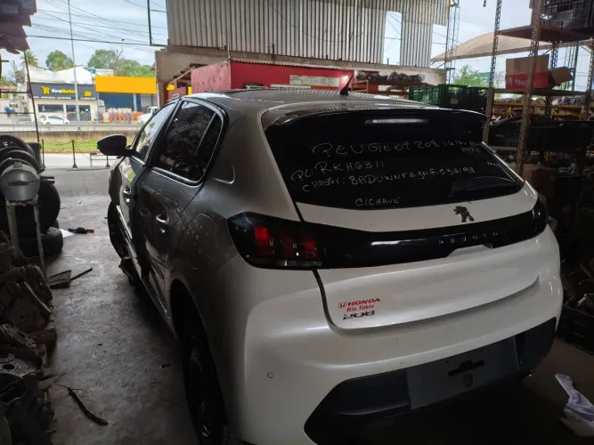 VENDO PEÇAS PEUGEOT 208 1.6 16V AUTOMÁTICO 2022 - COM NOTA FISCAL