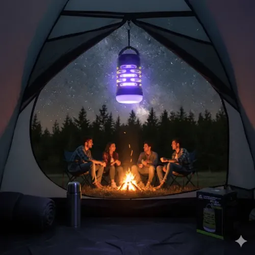 Lampião Lanterna Flex Light Led Espanta Mosquito Recarregável Bel