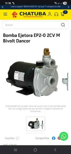 Bomba Ejetora Dancor ((  2CV  ))