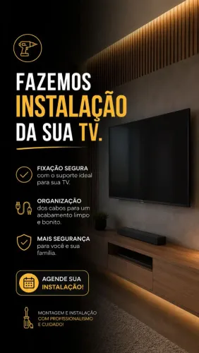 Instalação de tv 