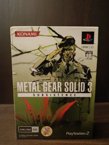 Box Metal Gear Solid 3 - Subsistence