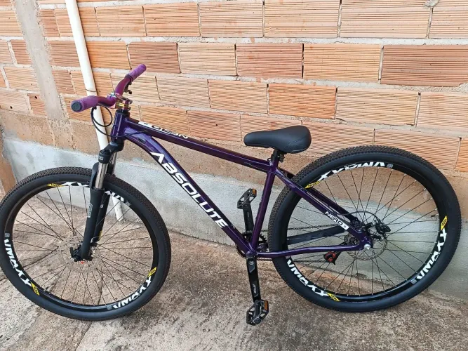 Bike absolute Nero 5 roxo quadro tamanho 17