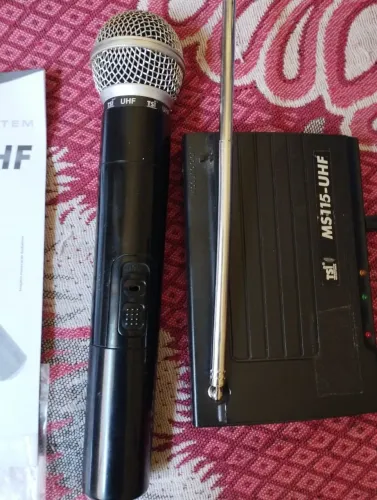 Microfone sem fio TSI mod. MS215-UHF