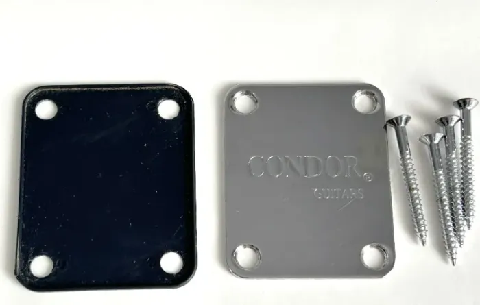 Condor Strat/Tele 4 Placa de pescoço de parafuso