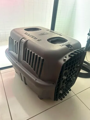 Transporte Plast Pet Cargo Kennel Nº 5 - Semi Nova