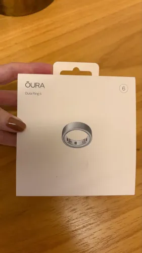 Oura Ring 4 prata escovado número 6