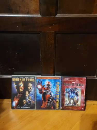 Vendo Coleção Dvds Homem de Ferro 1/2/3 