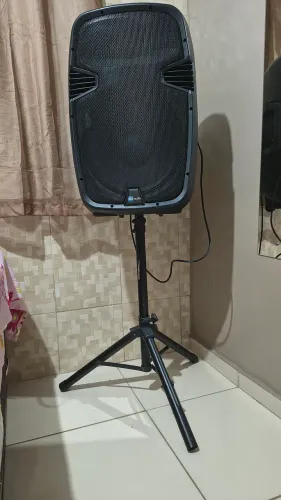 Caixa de som MJ áudio ativa 15" profissional