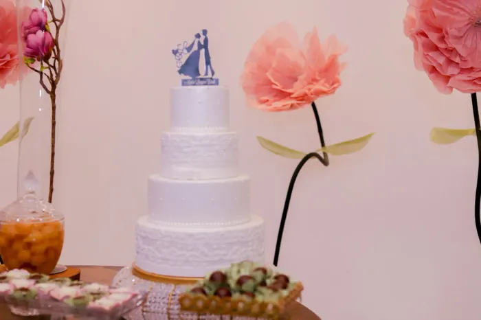 Bolo fake casamento 