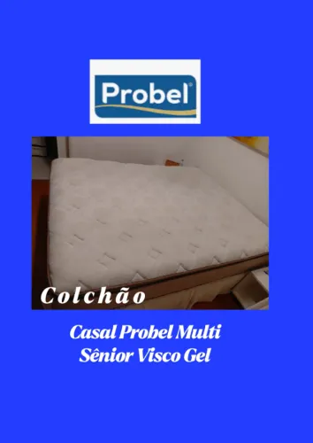 Colchão Casal Mola Ensacada Probel Multi Sênior Visco Gel