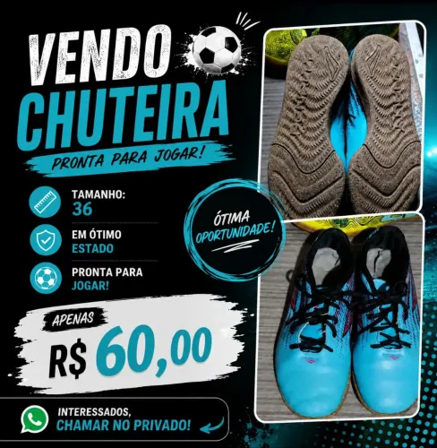 Chuteira Azul