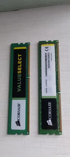 Memória 2x 2gb Corsair ddr3