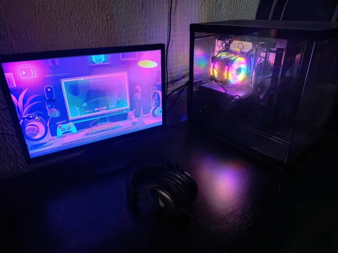 PC Gamer RX 7600 8GB + Monitor + Headset | RODA TUDO EM FULL HD, Alguns até em 4K