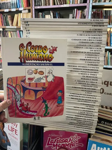 Era uma vez... o corpo humano 50 volumes coleção editora globo