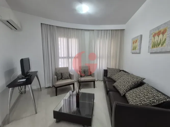 Apartamento mobiliado para locação com 1 quarto sendo 1 suíte - 35m² no bairro Jardim Aqua