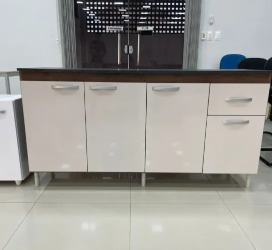 Balcão Pop Pará Pia 1,60vm Na Promoção/Entrega É Montagem Grátis Loja RL Moveis