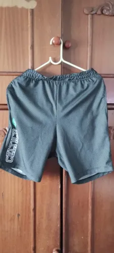 Shorts Boston Celtics NBA Preto/Cinza - Usado - Tam. GG
