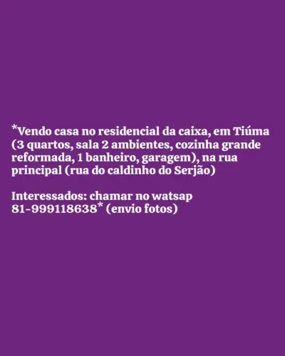 CASA À VENDA, em conjunto residencial, 3 qt, sala 2 ambientes, cozinha ampla.