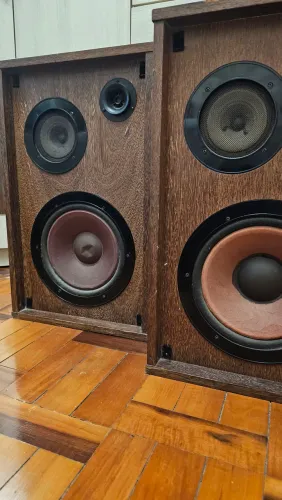 Caixas de Som Vintage akj 3 Vias Funcionando Perfeitamente!