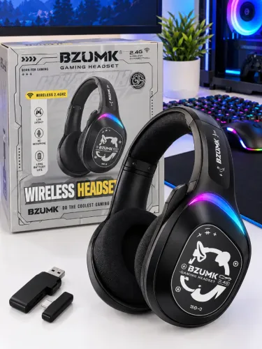 Headset Gamer BZUMK GT 801 Sem Fio, Lacrado!