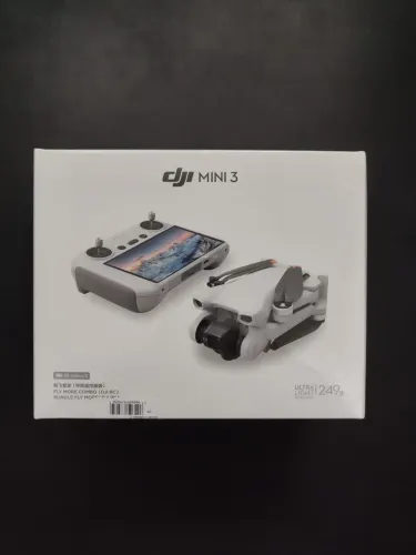 Drone dji mini 3 combo Flymore com rádio tela - lacrado Novo - Nota Fiscal