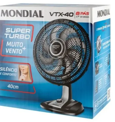 Ventilador mondial 40 cm 8 pás vtx-40