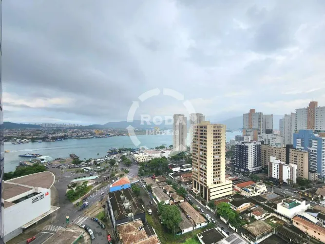 Sala Comercial à Venda na Ponta da Praia ? 2 Vagas, Vista Mar e Estrutura Corporativa