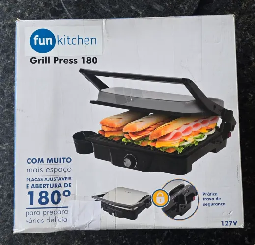 GRILL PRESS FUN KITCHEN NOVO LACRADO 