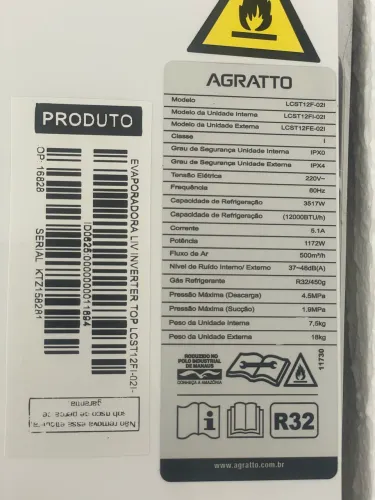 Ar condicionado com 6 meses de uso