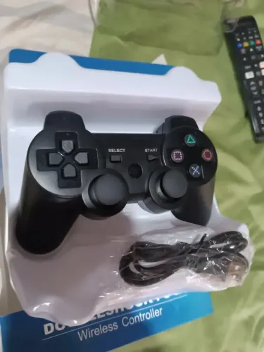 Controle wireless USB com feedback para jogos em PC e PS3 Pronta entrega