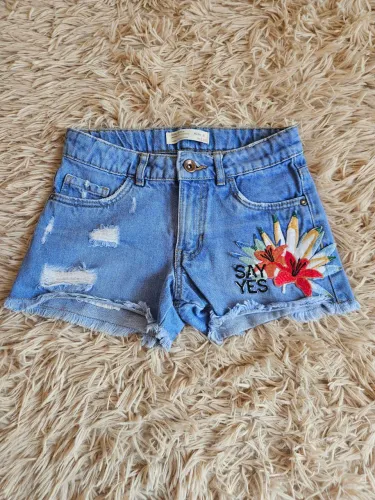 shorts jeans zara 8