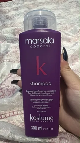 Kit de shampoo marsala