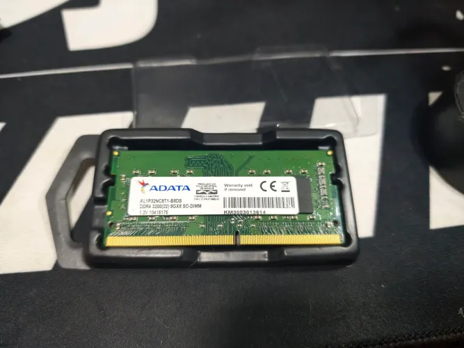 8GB Memória Ram DDR4 3200MHz Sodimm Notebook Gamer/Escritório Adata