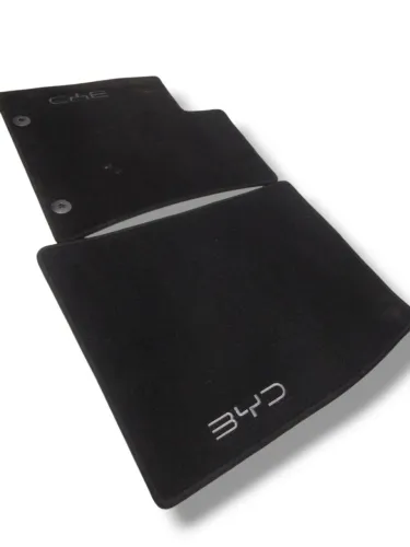 Kit Tapetes De Carpete Original Byd Dolphin Mini 2025 2026 Preto