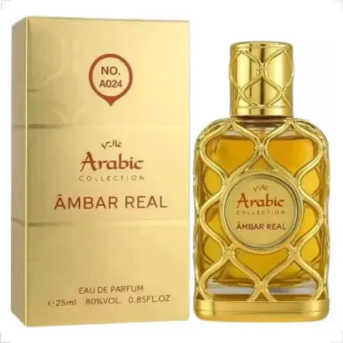 Perfume Feminino Árabe Âmbar Real 25ml Edp