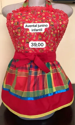 Avental junino